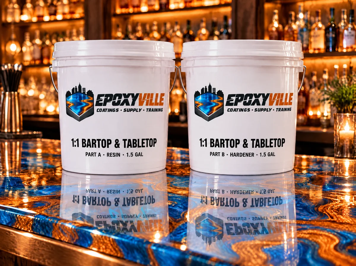Epoxyville 1:1 Bartop & Tabletop kit
